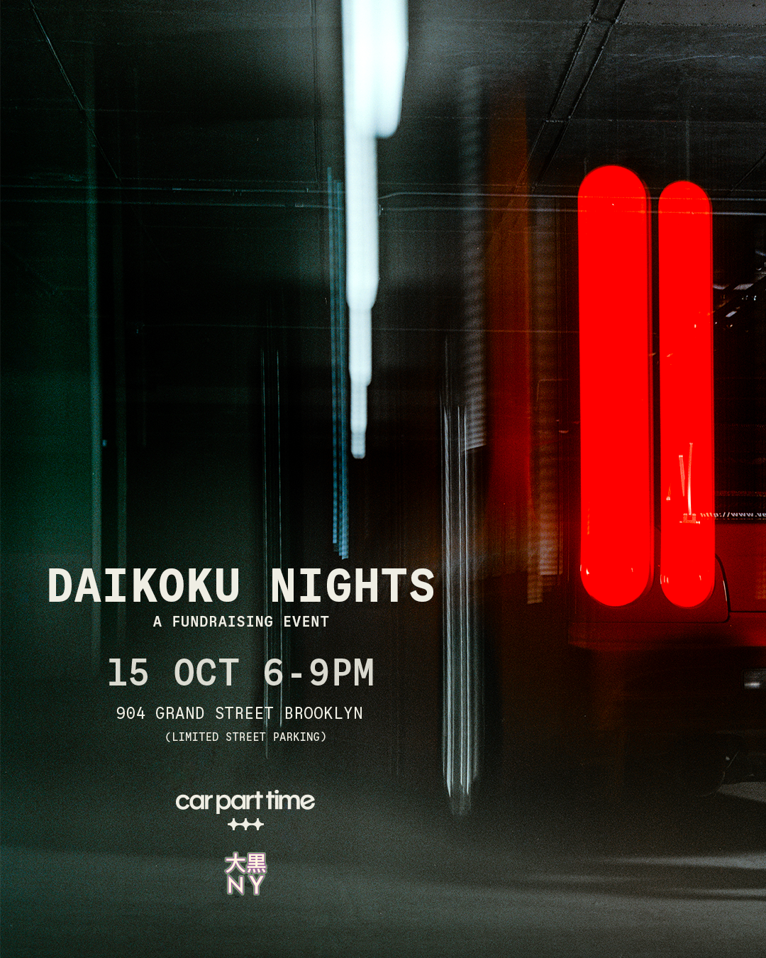 Daikoku Nights @Car Part Time flyer